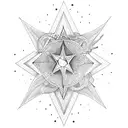 star tarot tattoo design idea