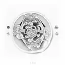 Dice tattoo design idea