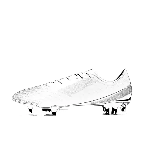 a soccer field tattoo design idea