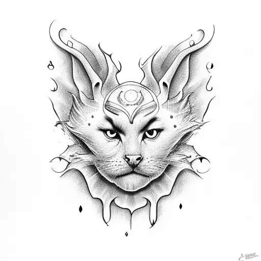 hear no evil see no evil speak no evil in a castle window tattoo design idea