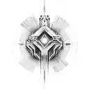 cyber sigilism  tattoo design idea
