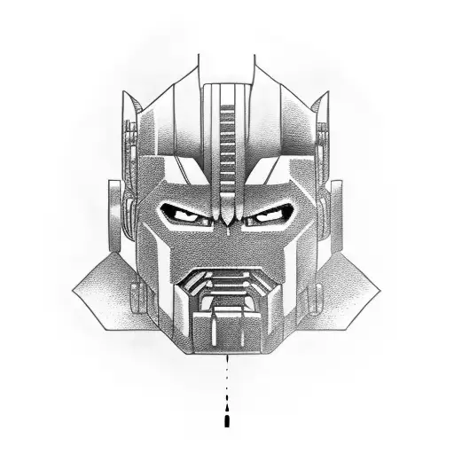 optimus Prime tattoo design idea
