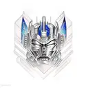 optimus Prime tattoo design idea