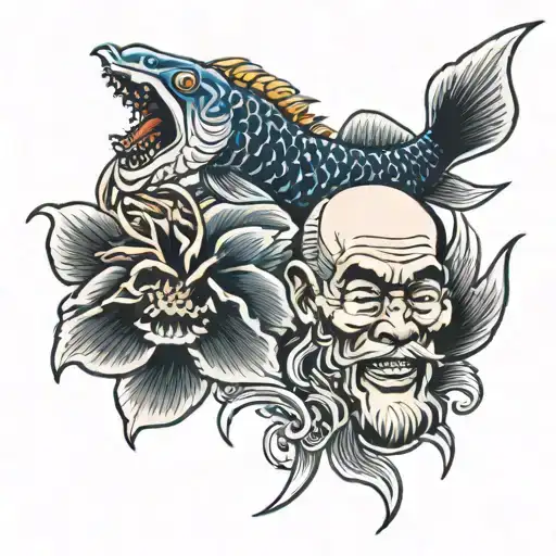 memorial tattoo for grandpa in the navy  tattoo design idea