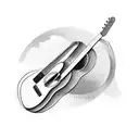 Dildo with guitar tattoo design idea