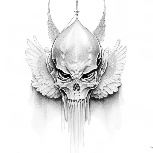 Ala angelical  tattoo design idea