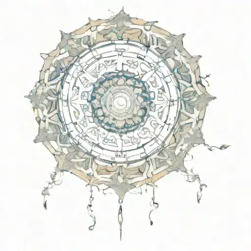 mystical tattoo design idea