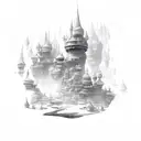 magic shop  tattoo design idea