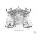 magic shop  tattoo design idea