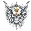 torment and pain tattoo design idea