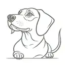 dachshund tattoo design idea