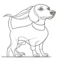 dachshund tattoo design idea