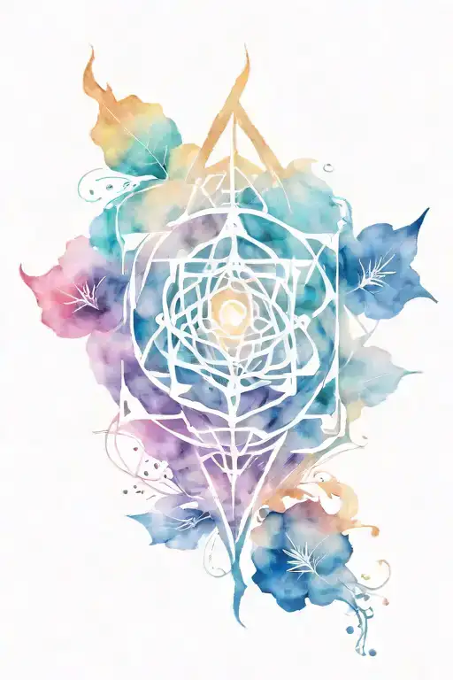 infinite intelligence knowing yourself tattoo design idea