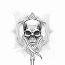 Grim Reaper tattoo design idea