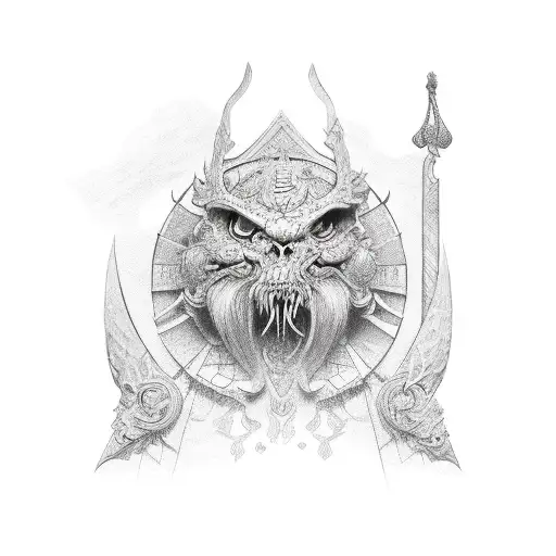 Slavic mitology  tattoo design idea