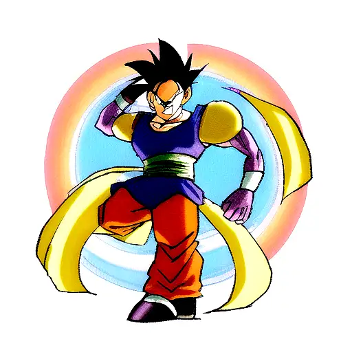 slacic mitology mixed with dragon ball  tattoo design idea