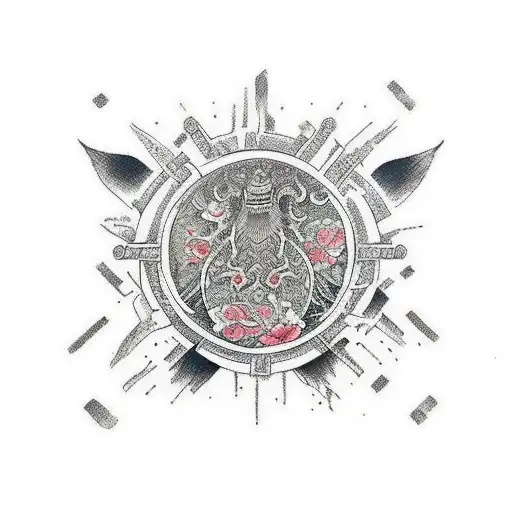 Slavic mitology  tattoo design idea