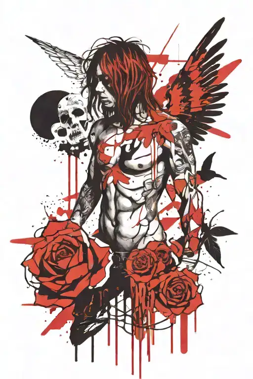 Nirvana In Utero tattoo design idea