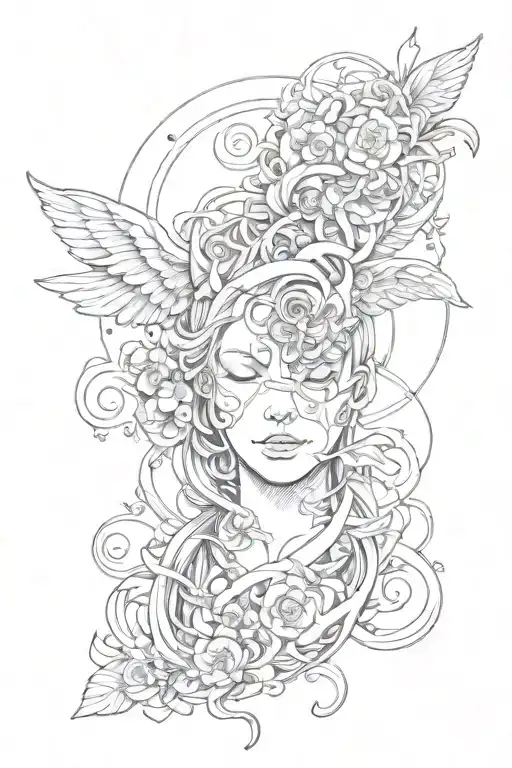 Nirvana In Utero tattoo design idea