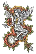 Nirvana In Utero tattoo design idea
