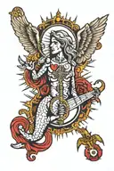 Nirvana In Utero tattoo design idea