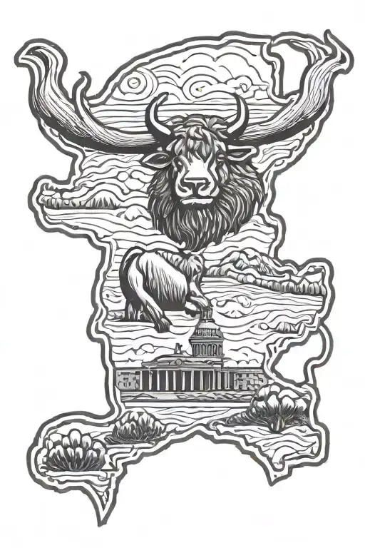 wyoming Clemson maryland tattoo design idea
