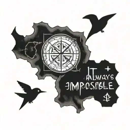 it always seems impossible  tattoo design idea