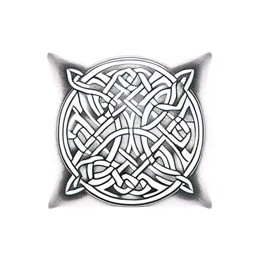 simple Celtic armband work babe plate tattoo design idea