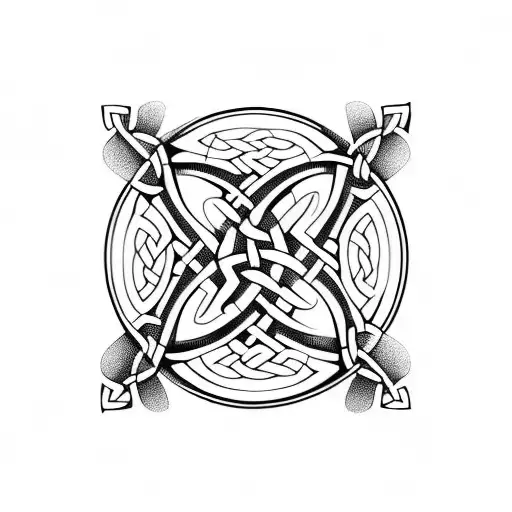 simple Celtic armband work babe plate tattoo design idea