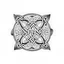 simple Celtic armband work babe plate tattoo design idea