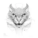 Open scroll tattoo design idea