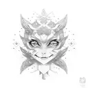 manga eye panel tattoo design idea