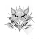 manga eye panel tattoo design idea