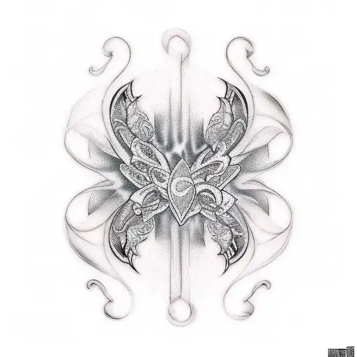 Kidney tattoo design idea