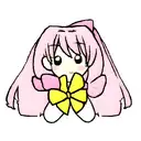 girly pink bow tattoo design idea