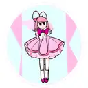 girly pink bow tattoo design idea