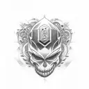 18 wheeler semi truck tattoo design idea