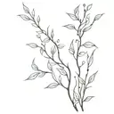 hand vine wrapping tattoo design idea