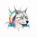 aurora tattoo design idea