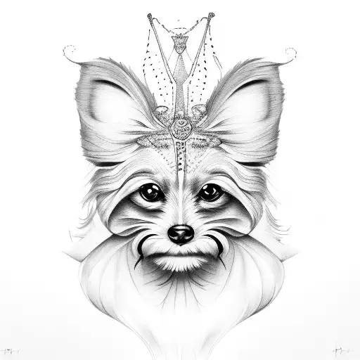 papillon prénoms  tattoo design idea