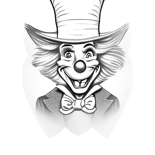 goofy Mad Hatter not creepy More cartooney tattoo design idea