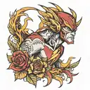 flash tattoo design idea