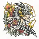 flash tattoo design idea