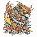 flash tattoo design idea