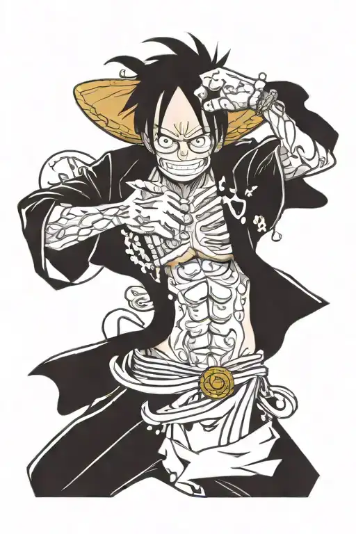 one piece sleeve tattoo tattoo design idea