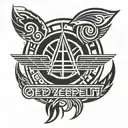 Led Zeppelin tattoo design idea