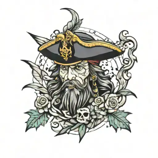 Captain Geoff Sparrow tattoo design idea