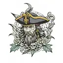 Captain Geoff Sparrow tattoo design idea
