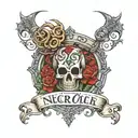 2004 written tattoo design idea