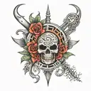 2004 written tattoo design idea